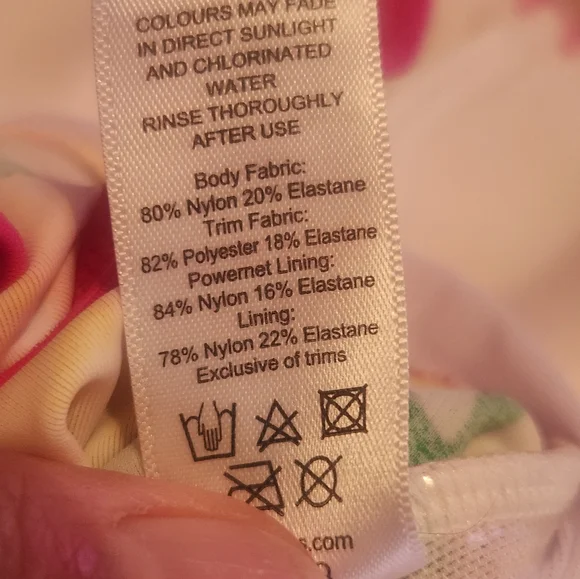 FigLeaves Yellow Frida Bandeau Tummy Control 1pc Bathing Suit size 34B - Picture 5 of 5